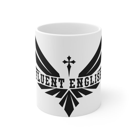 FLUENTENGLISH COFFEE CUP Ceramic Mug 11oz