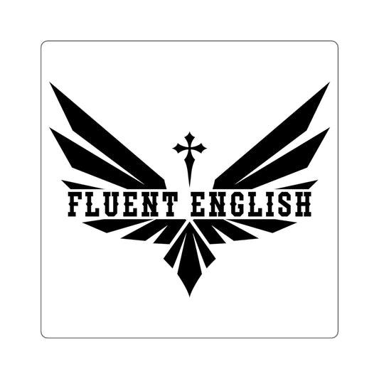 FLUENT ENGLISH STICKERS IN MULTIPLY SIZES